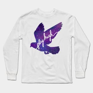 Fly High Pigeon Long Sleeve T-Shirt